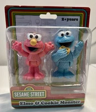 Just Play Sesame Street Friends 2 Pack Elmo & Cookie Monster 3" Posable Figures!