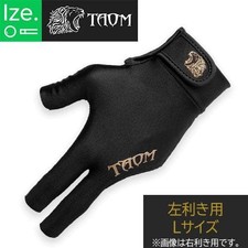  New product TAOM Billiard Gloves for Left-Handed Black L Size