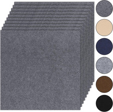 10Pcs Waterproof Non-Slip Peel and Stick Carpet Tiles 24"x24" for Home