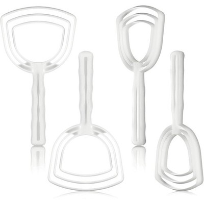 Mudder 4 Pieces Bone Dust Scraper Fish Scale Remover Butcher Plastic White... 