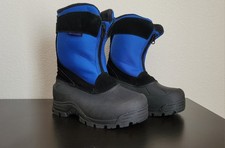 Northside Unisex Kids Snow Boots Blue Black Size 3 Zip Mid-Calf