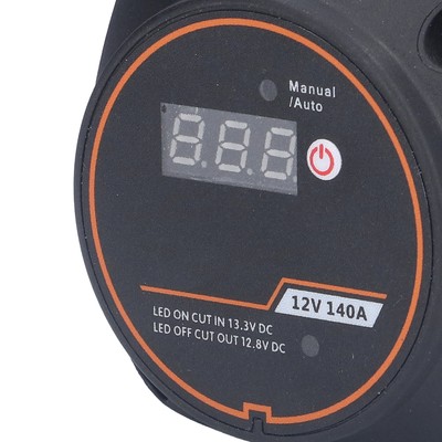 Dual Battery Relay Split Isolator Wasserdichte Digitale Anzeige 12V 140A Fü CU