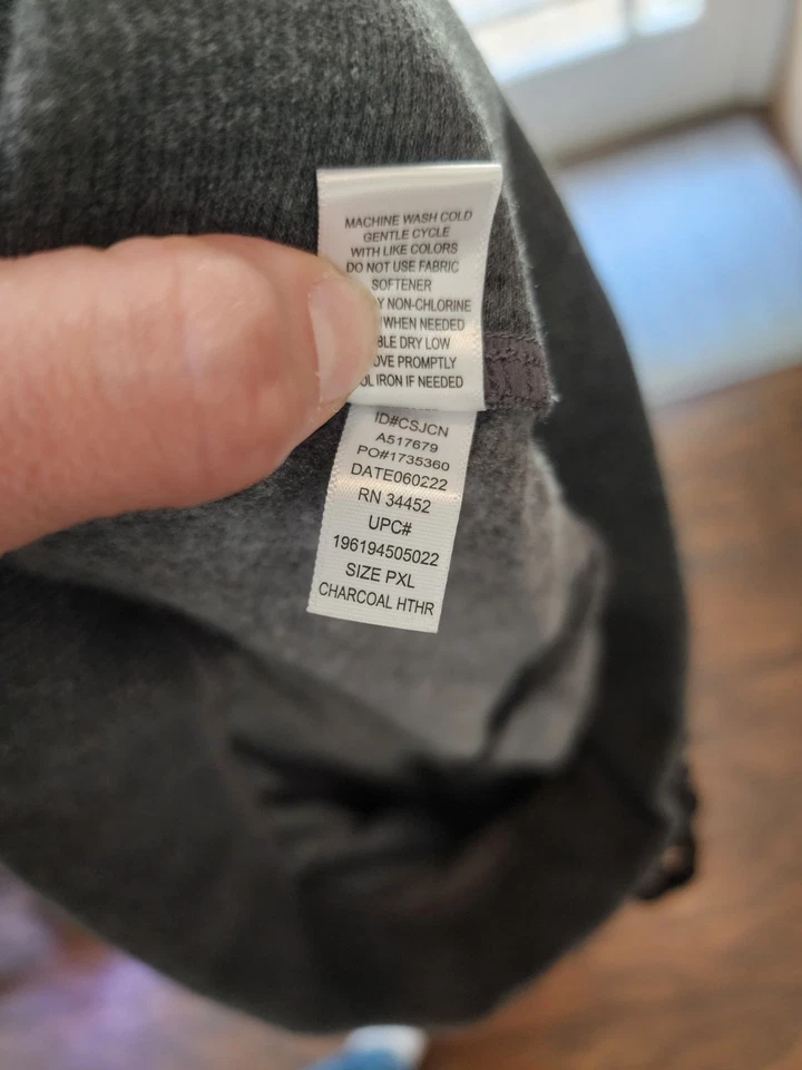 Nuevo con etiquetas Para mujeres Cuddl Duds Lounge Tejido Suave Cordón Jogger con Bolsillos, Gris PXL Foto 4 de 4