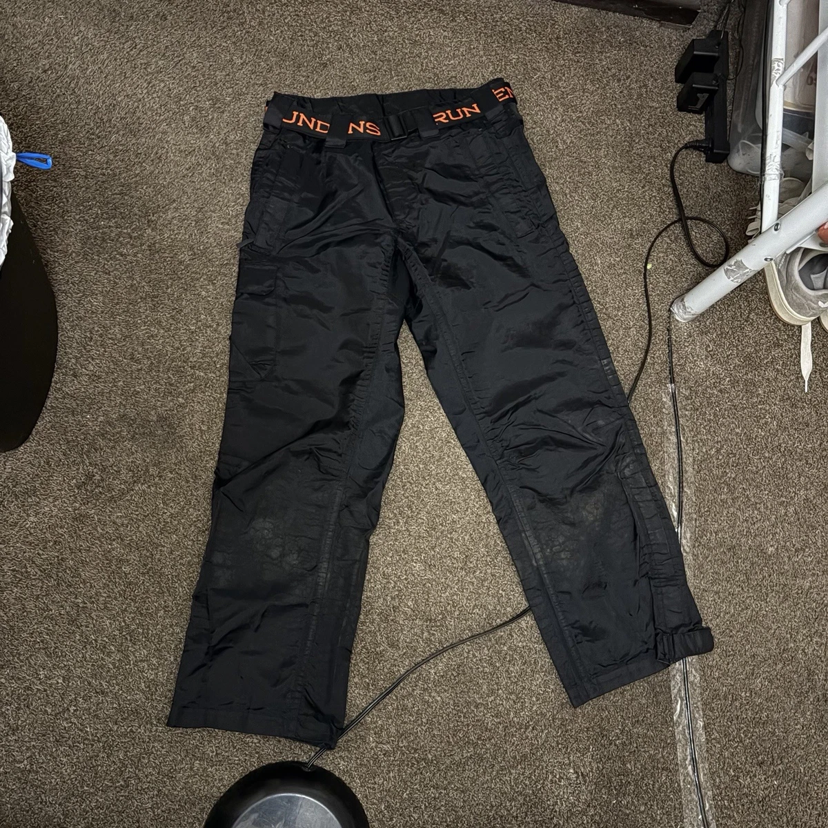 Pantalon De Pêche Imperméable Grundens - Homme XXL Noir - Cargo Ceinturé, Séchage Rapide - Occasion