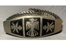Vintage Native Aztec Tribal Belt Stretch Belt