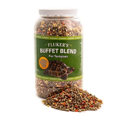Fluker's Buffet Blend Tortoise Diet, Veggies 3.24 Pound (Pack of 1), 3.25lbs 