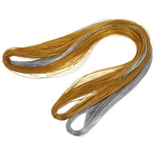 2 Pcs Holiday Invitation Thread Gold String for Crafts DIY Twine