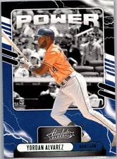 2021 Panini Absolute #PO-14 Yordan Alvarez Power Retail