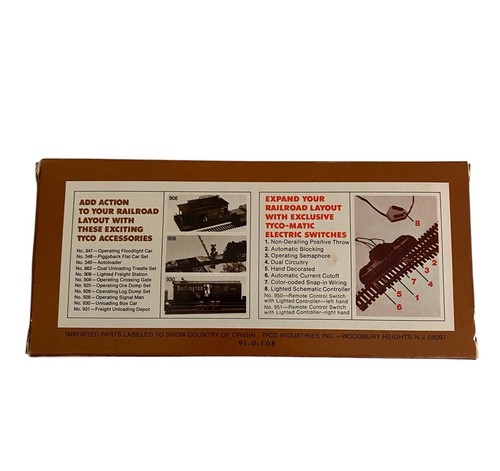 Coche acuático HO Tyco 1860 - Western & Atlantic 322B - 400 de colección - Imagen 2 de 4