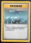 Pokemon TCG Energy Removal Base Set 92/102 Regular LP
