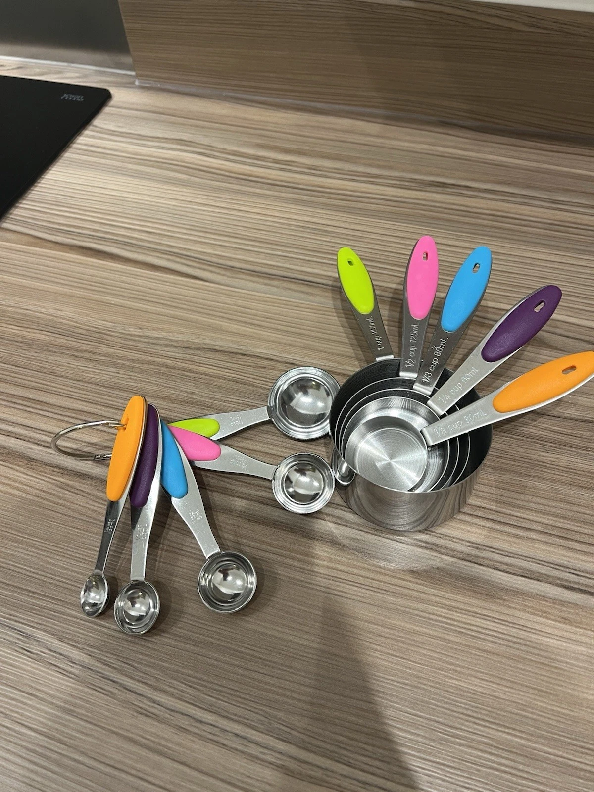 Stainless Steel Measuring Cups and Spoons Set of 10 Zara Home H&M