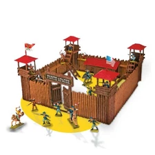 Fort Apache Vintage Old West Cowboy Indian Figures Super Battle Playset Marx