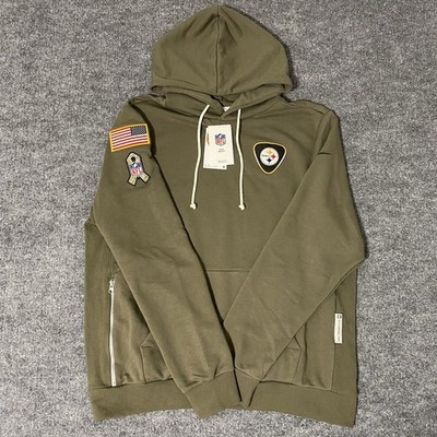 Nike Pittsburgh Steelers Salute to Service Mens L Standard Issue Hoodie 2025 NWT