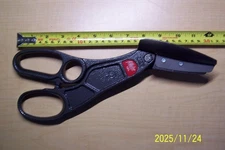 Malco MC12L “Andy” offset snips.  USA made.  Left/Straight cuts; 3" cut length.