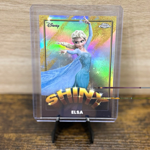 Elsa [Pink] #S-8 2025 Topps Disney Wonder Shiny Chrome card