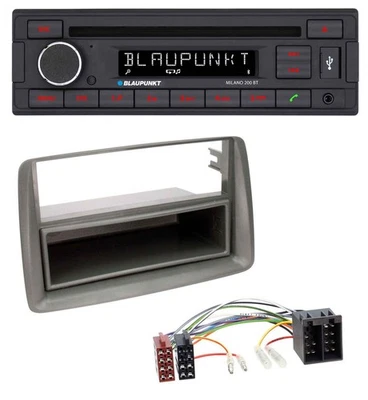 Blaupunkt MP3 USB CD Bluetooth AUX Autoradio für Fiat Panda (169 2003-2012) grau - Bild 1 von 4