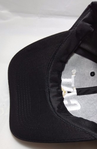 EQUIPO ORUGA Gorra Gorra Ajustable Gato NUEVO Nuevo Con Etiquetas Negro Promocional - Imagen 7 de 7