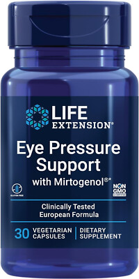 Life Extension EYE PRESSURE SUPPORT with MIRTOGENOL  30 Vegetable Capsule