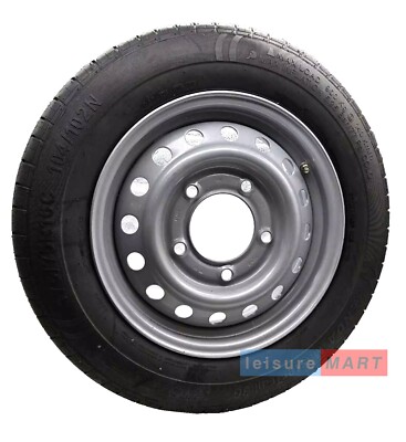 175 x 16 (175/75R16C) Trailer Tyre on 5 Stud 6.5 inch PCD Rim Ifor ...