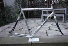 Telaio Viner by Sintema Columbus Altec / 56 cm / anni 2000 / argento / lega di carbonio