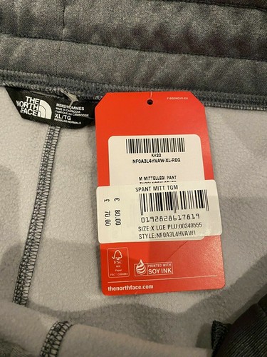 The North Face Mittellegi Grey Track Pants Joggers - NF0A3L4HVAW | eBay