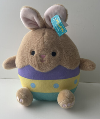 KELLYTOY ORIGINAL 2022 Brown Bunny Easter 8'' NWT Squishmallows