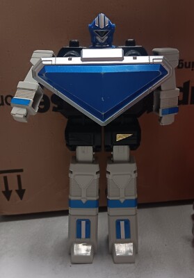 Bandai 1996 Power Rangers Zeo Deluxe Super Zeo Zord 3 Blue DX Triangle