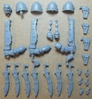 Classic Chaos Khorne Berserkers - Chainswords Head Pads - 1998 Sprue - Bits 40K