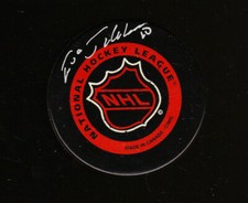 ESA TIKKANEN AUTOGRAPH SIGNED BETTMAN OFFICIAL NHL GAME HOCKEY PUCK COA 
