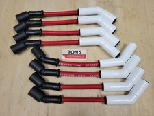 Red Ton's 9" 10mm Ceramic Hi Temp Spark Plug Wire Set Chevy LS LT LSX LS3 Camaro