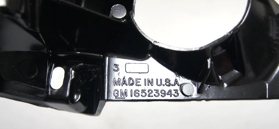 Pontiac Firebird 1998-2002 soporte faro izquierdo derecho nuevo metal negro 16523943 Foto 2 de 4