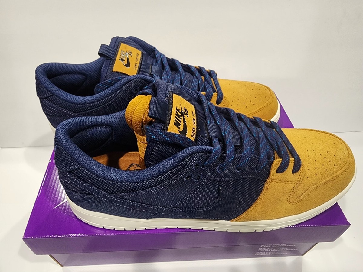 Nike Dunk Low SB Midnight Navy/Ochre 
