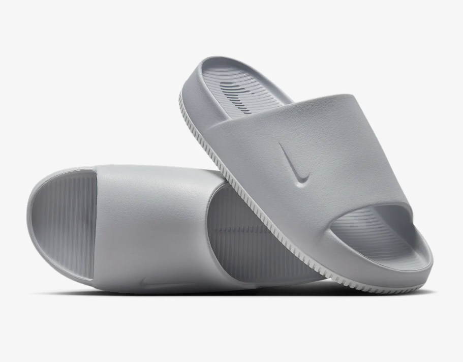 NIB Nike Calm Men's Slides Sandals, Wolf Grey | eBay