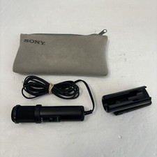 Sony ECM-909 Electret Condenser Stereo Microphone - Untested For Parts/ Repair