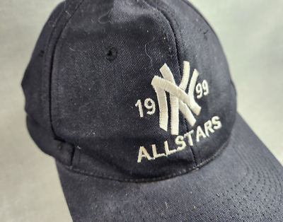 Vintage 1999 MLB New York World Series Hat, Cap, Baseball, Snap Back, Unisex Vintage New York Yankees Hat Cap Snapback 1999 World Series  main image 2