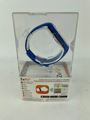 ZeFit 3 Smartwatch Mykronoz Heartrate Activity Tracker - Blue