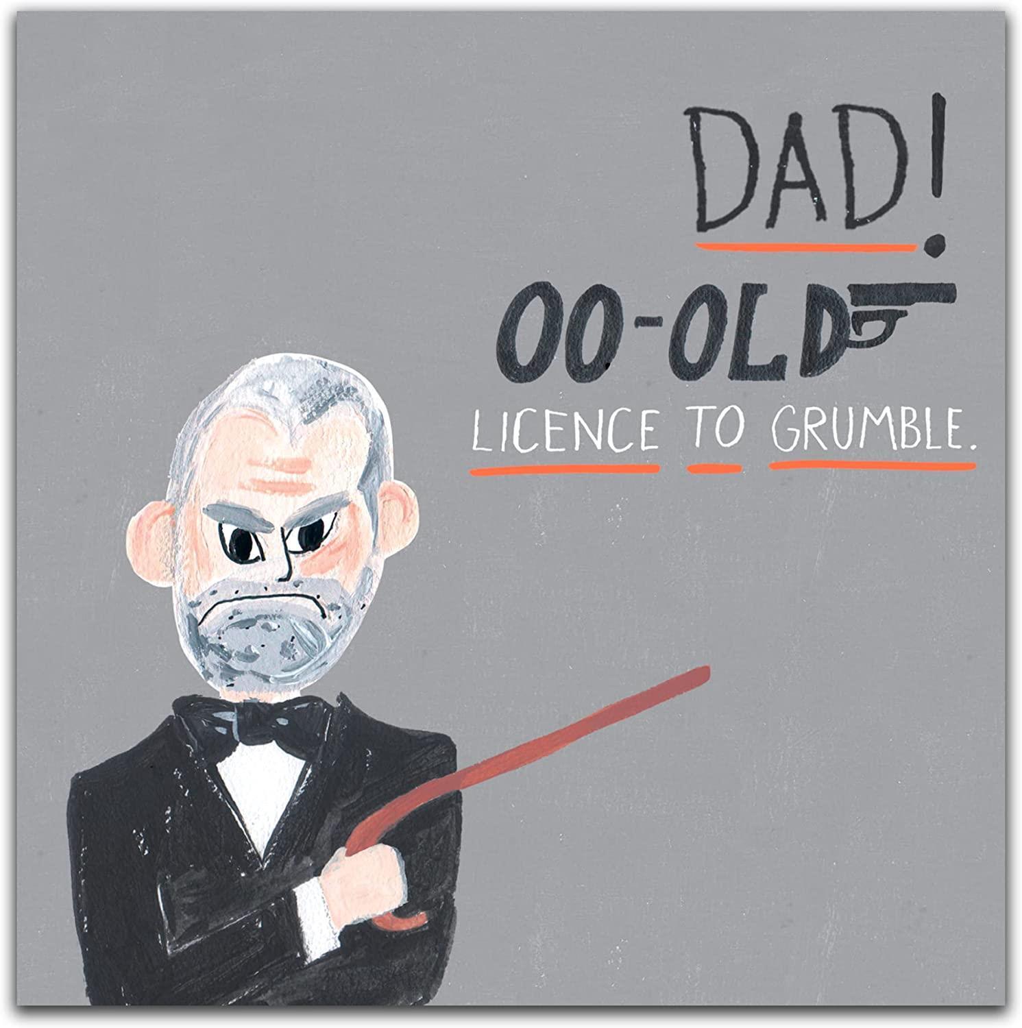 Dad Birthday Card, Funny Dad Birthday Card, Happy Birthday Dad Card Funny.