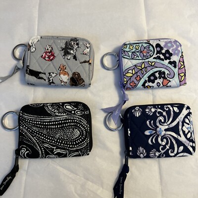 BNWTS Vera Bradley RFID Petite Zip-Around Wallet Show Dog STELLAR