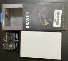 AKASO Brave 4 4K30fps 20MP WiFi Action Ultra Hd Camera Waterproof New Open Box