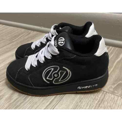 Heelys Hurricane scarpe da skate a rulli bianche e nere (7225) per ragazzi taglia 1/ragazze 2 - Foto 1 di 10