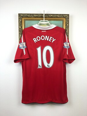 Manchester United Home football shirt 2010 Soccer Nike Jersey #10