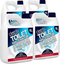 Cleenly Toilet Macerator Cleaner & Descaler Saniflo Septic Tank 20L 2.50 per litre