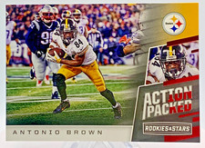 2017 Panini Rookies & Stars - Action Packed Antonio Brown #18