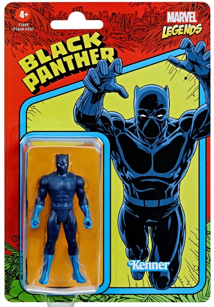 Marvel Legends Kenner Retro Version Black Panther Action Figure Hasbro-image