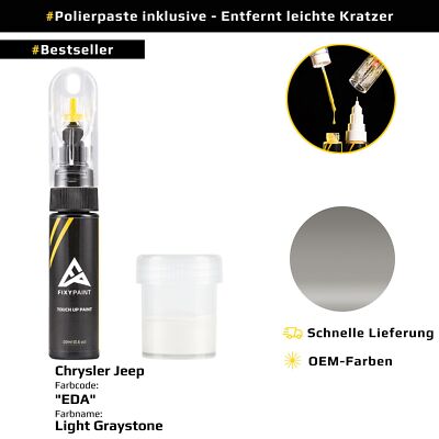 Lackstift für Chrysler Jeep Code: EDA Light Graystone
