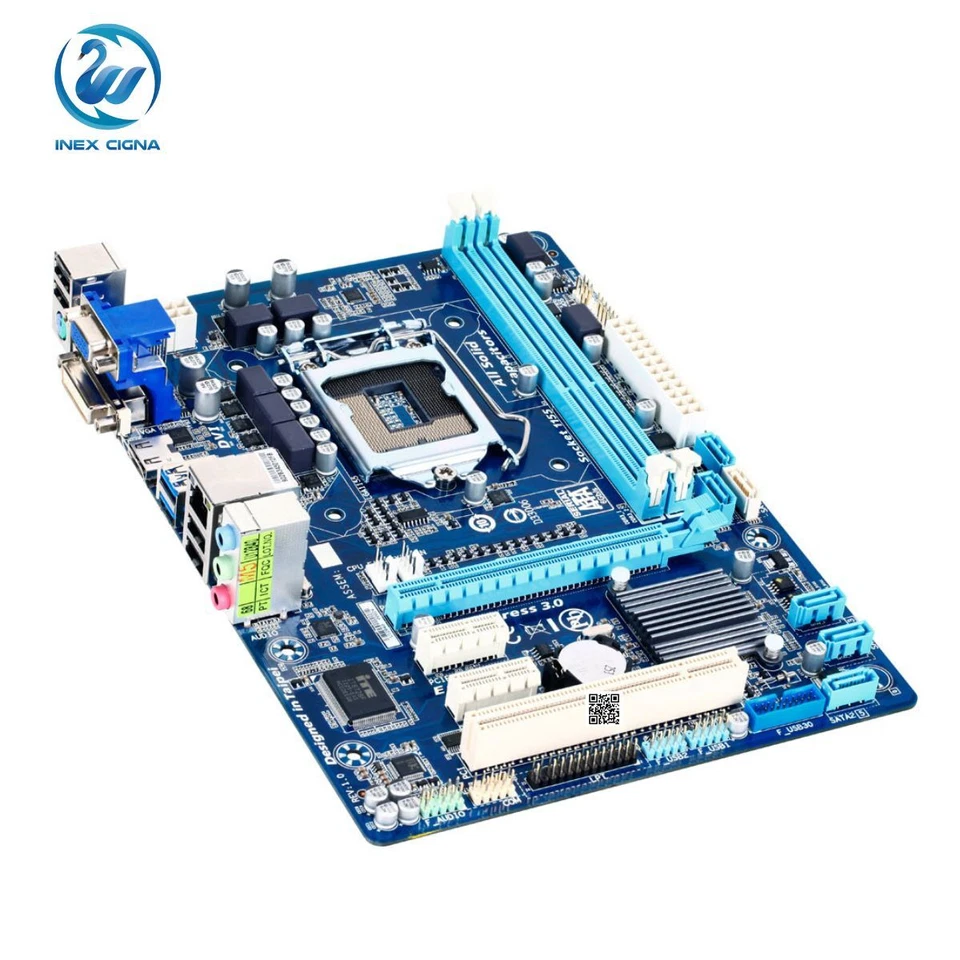 Scheda madre Motherboard GIGABYTE GA-B75M-HD3 Intel B75 1155 Socket H2 micro ATX - Immagine 2 di 2