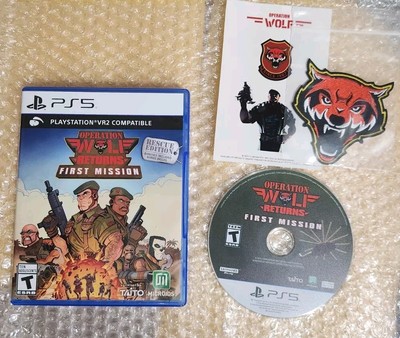 Operation Wolf Returns: First Mission Rescue Edition PS5 Brand With Items (2023)