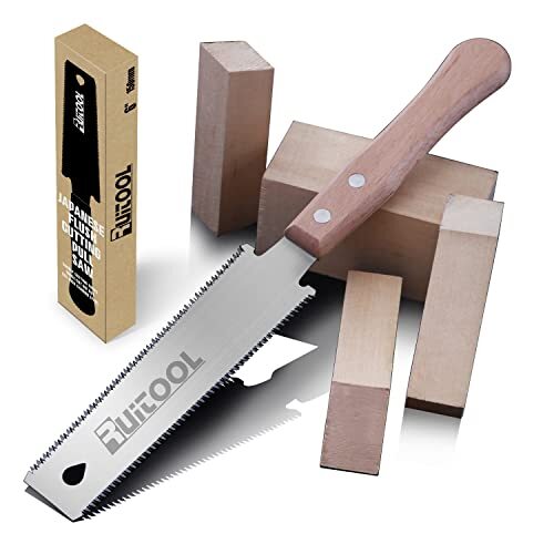 Japanese Hand Saw 6 Inch Double Edge Sided Pull Saw Ryoba SK5 Flexible 