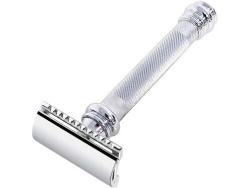 Merkur 38c HD Barber Pole Chrome Plated Double Edge Safety Razor - Picture 1 of 1