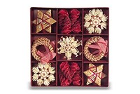 Strohstern Set 25Tlg. Heitmann Deco Christbaumschmuck Weihnachten Deko
